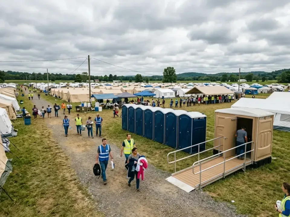 disaster-relief-camp-restrooms-010 — frequently asked questions, Dumpster & Portable Bathrooms Rental in Highspire, PA